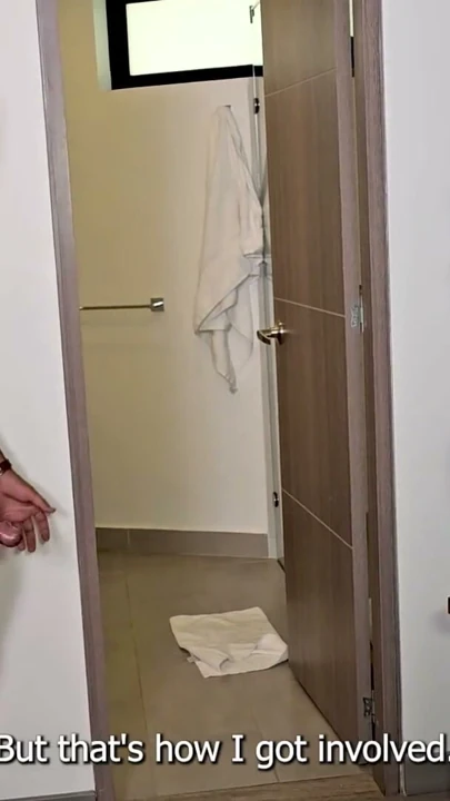 Stepson fucks his stepmother hard after seeing her shower, with a hard cock - Naty Delgado & Markus Brown | Clip 1