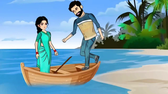 Koca ve karı teknede oturup denize gittiler ve orada koca, büyük penisli güzel bir karısını sevişti, büyük göğüslü güzel bir eş.