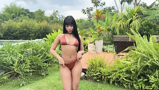 A day at the pool ends up in a great fuck with my neighbor!!