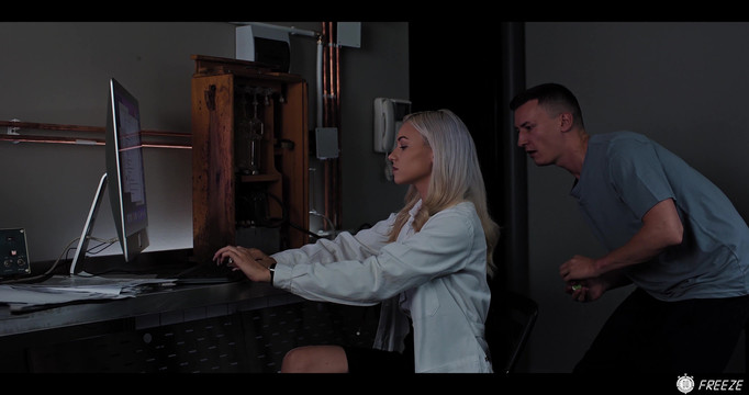 Beautiful Blonde Doctor Gets Used and Begs For Cock - Freeze Time Stop Sex Creampie