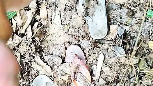 Today we went to the forest, met Bhabhi there and then had sex