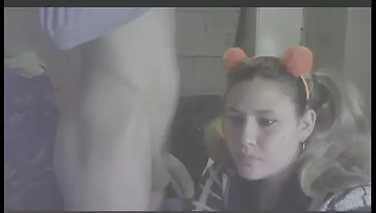 Kocamla web kamerası - derin gırtlak tükürük ve vom - bölüm 1