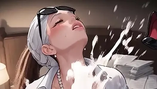 Waifu sürükleyici yakın çekim bakış açısı - derin domaltmalı ve her yere büyük boşalma (önizleme)