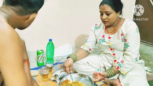 Exclusive -Stepmom gete beer and anal Fuking , Sucking dick her stepson