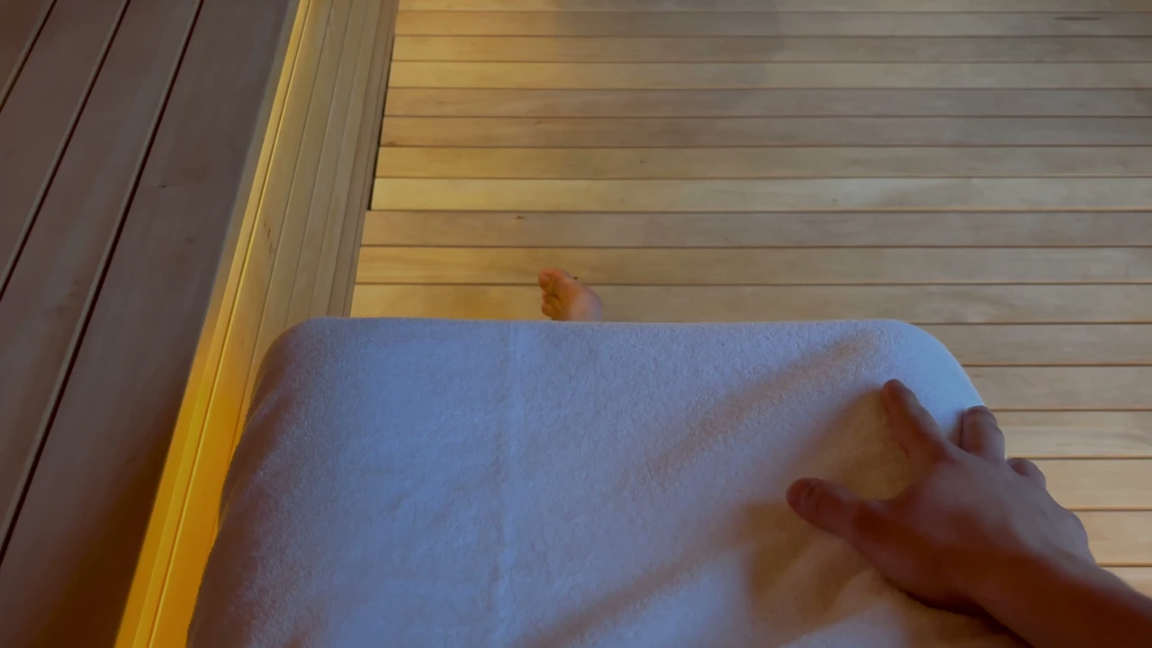 Fucking my stepsister in the sauna