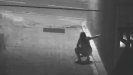 Cüruf gece dışarı çıktıktan sonra işerken yakalandı