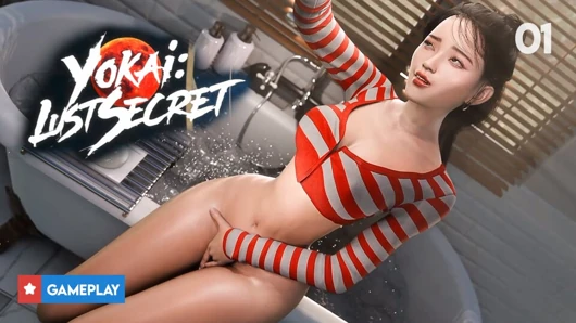 Yokai: şehvet gizli oyun bölüm 1 - airi banyoda kendini parmaklarken yakalandı