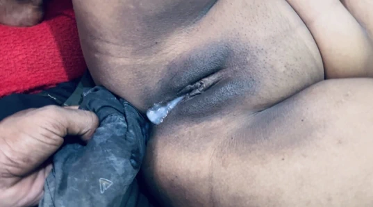 Virgin Bhabhi's Dropped Sperm in Pussy Video