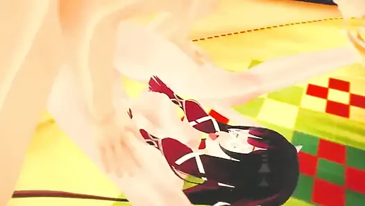 Genshin impact - columbina aether ile sert seks sahnesi - 3d hentai animasyon
