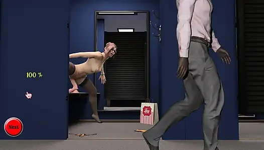 Sapık yapımcı 6: cliair'in soyunma odası dildoya binme orgazmı