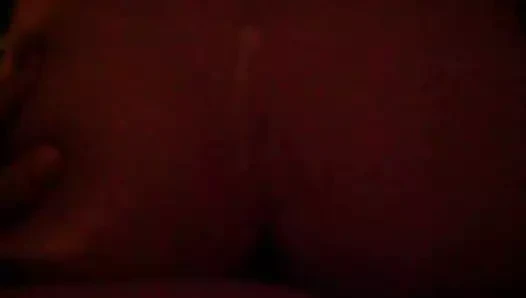 Cum on her asshole