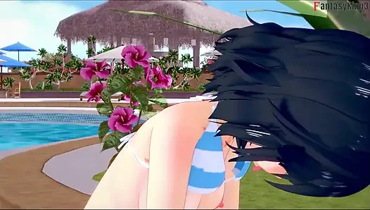 Ryuko matoi seksi bikinili seks - killlakill