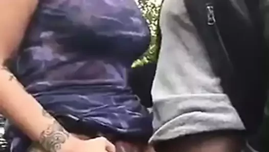 yabancı ile açık eğlence