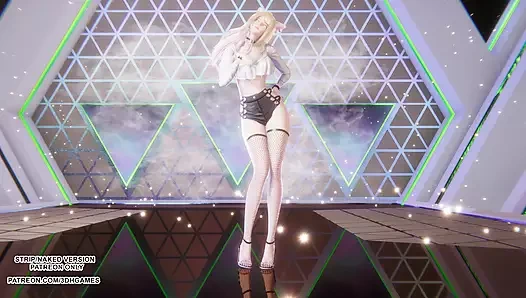 Mmd hyolyn - düşük ahri ateşli kpop dansı league of legends hentai