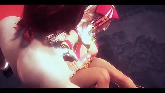 Genshin impact hentai - yangfei elle muamele ve sikiş - Japon Asyalı manga anime film oyunu porno