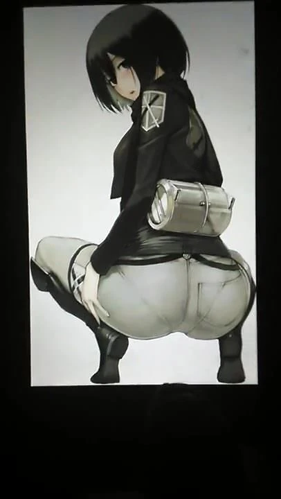 Shingeki hiçbir kyojin - mikasa ackerman boşalmak haraç