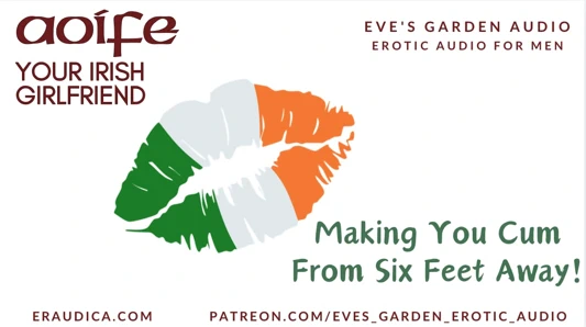 Aoife - seni boşaltıyor (altı metre uzaktan) - Eve'in bahçesinde erkekler için erotik ses