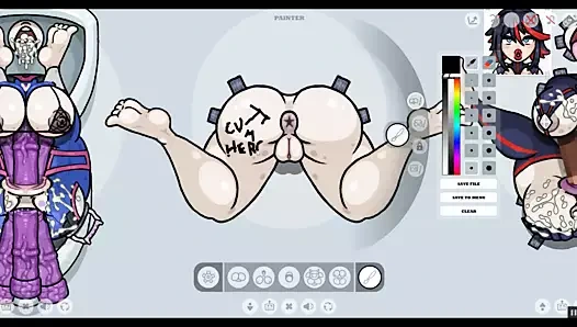 Fapwall - tuvalette dva ve bukkake olarak zelda cosplays