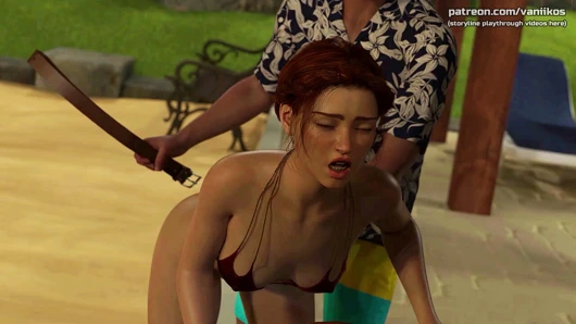 Genç kız ateşli götüne şaplak atıyor ve küçük amının içine boşalıyor - tabu üniversitesi - 3 boyutlu animasyonlu hentai oyunu - #19