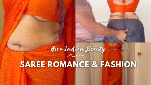 Tombul Hintli evli kadın kocasını kayınbiraderi ile aldatıyor - sari seks ve hintli orta yaşlı seksi kadın tarafından en ateşli rampa yürüyüşü