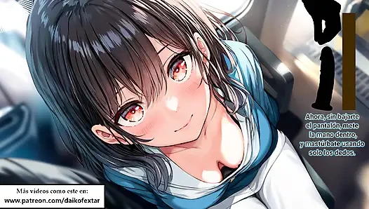 İspanyol hentai 31 talimatı - yaramaz japon trende sana mastürbasyon yapıyor.