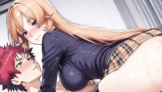 Souma x Erina (Shokugeki)