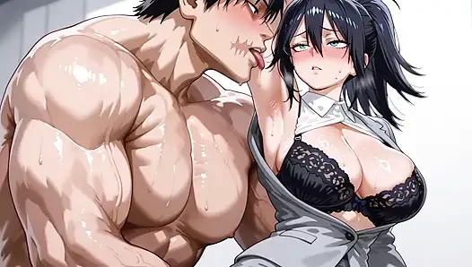 Toji (jjk) x gece yarısı (mha)
