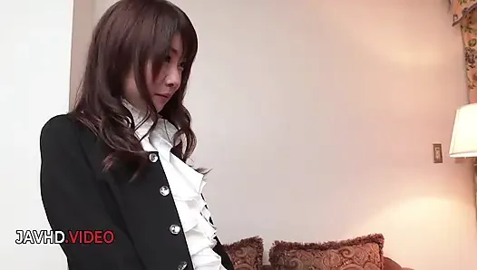 Wild Japanese Passion Hot Miu Suzuhas Amazing Cock Sucking Experience at Home