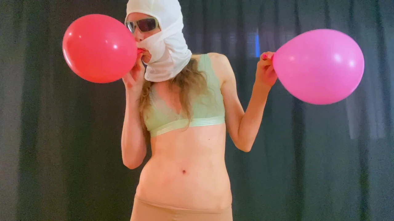 Üfleme balonları - pop olmayan