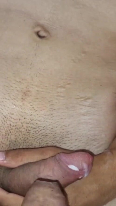 Hot fucking twink in streams of cum from a sweet fuck with daddy without a condom | Clip 1