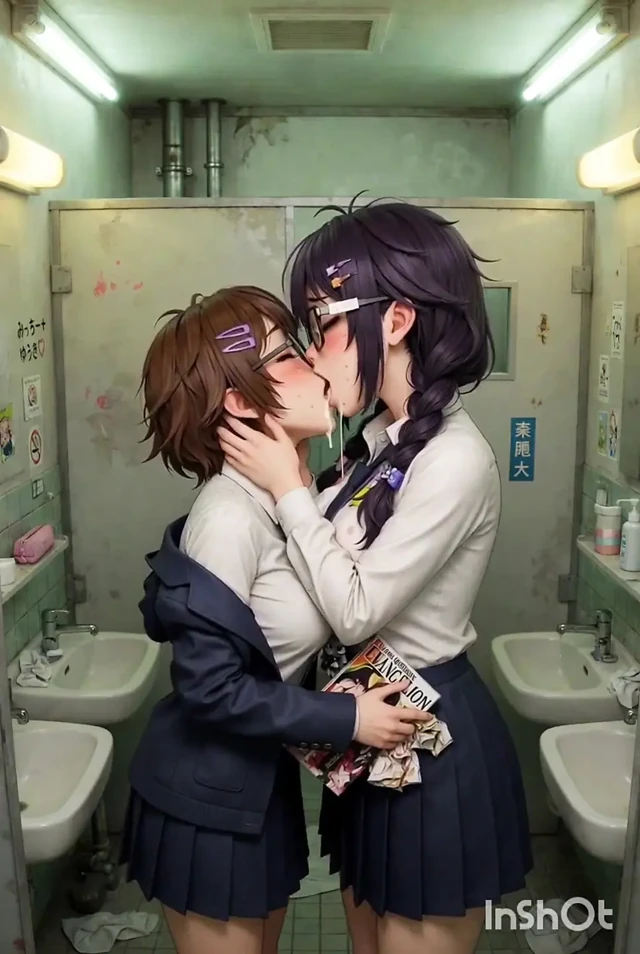 Kız öğrenci öpüşüyor cosplay anime derlemesi