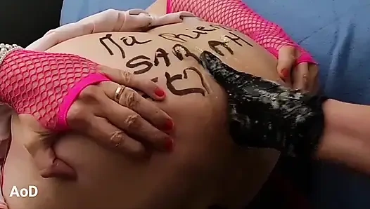 Humiliation, strap-on and deep fisting