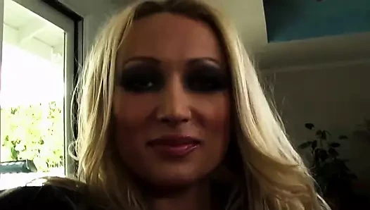 Blonde Slut Diana Doll Struggles Taking Massive Cock in Explicit Scene