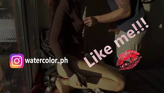 Mastürbasyon yaparken yakalandı ve beni emdi.