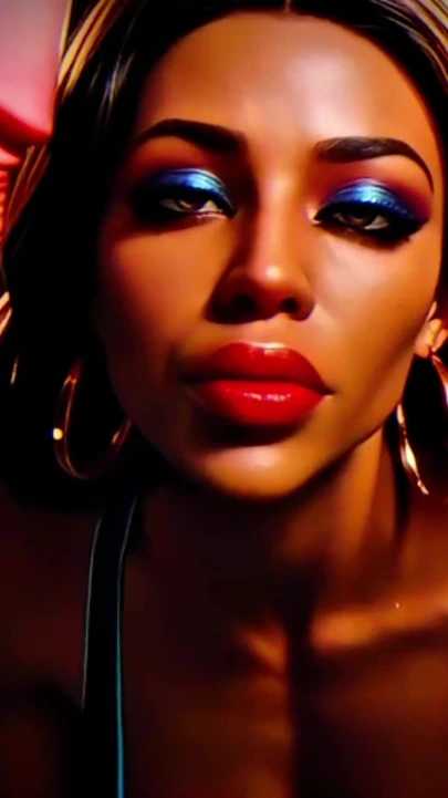 Büyük memeli ve götlü zenci tanrıçalar - beyaz yarak ibadeti: karanlık asmr ve aşırı kontrast (4k ai animasyonlu porno) | Klip 3