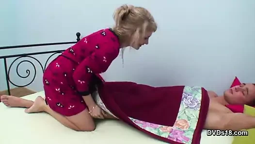 Step Mom caught him and got assfucked