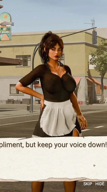 Emotional moment from "EP2: Naughty Housekeeper Julia - Don't Tell Mom I Fed My Stepsister"