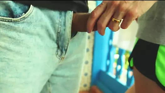 oral seks ve yüz ile sahil evi.