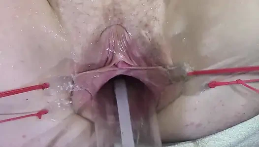 11 Uzağa Yayılmış Vajina Yakın Çekim, Lambayla 1000 Watt Seks