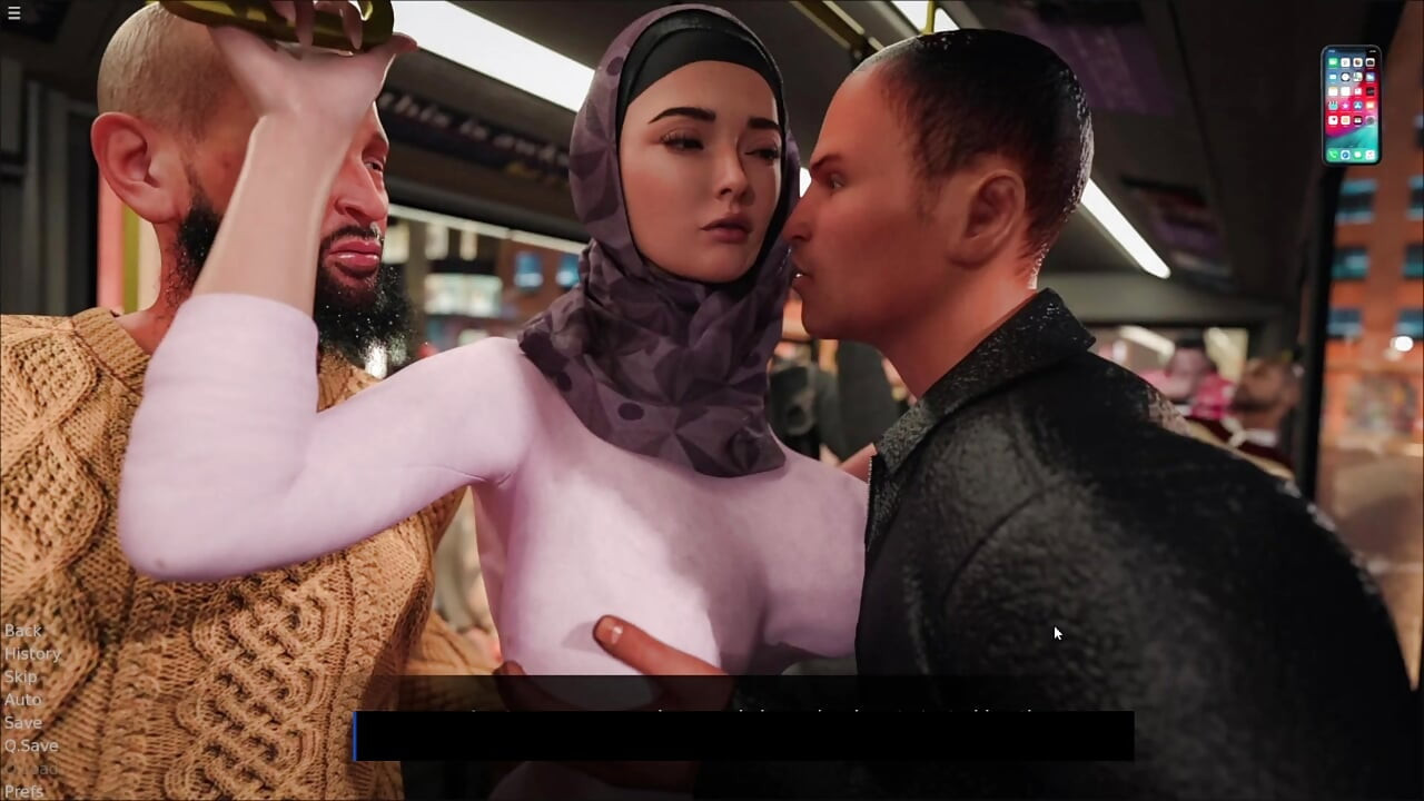 Yasmin halk otobüsünde bir grup yabancı tarafından sikiliyor