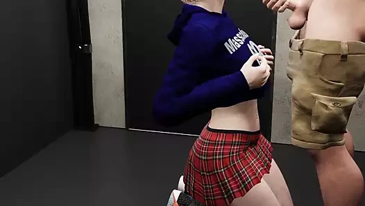 Öğrenci tuvaletinde oral seks