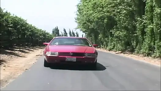 Kızıl saçlı bebek gölde çifte sikiliyor