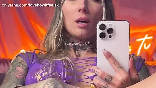 Sinüsün önünde fışkırtıyor