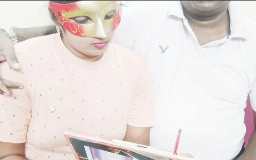 Hintli öğrenci kız telugu edepsiz konuşmasıyla öğretmeni sikiyor