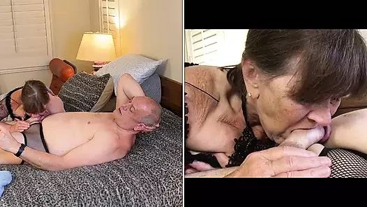 Nine bijou: derin gırtlağına kadar alıyor, inliyor, yarak emişli yaşlı sürtük CAMS245M