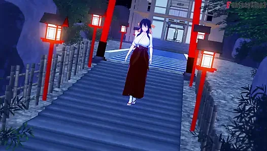 Rias Gremory Kimono festivalde seks - dxd ntr madness series
