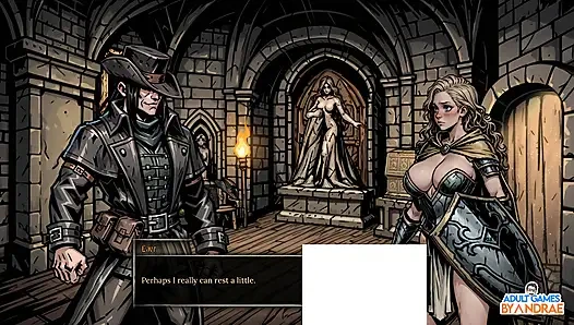 Sexorcism: Lust Confession Gameplay Part 5 - Abbess Roala Boss Fight & Inner Sanctuary Battle