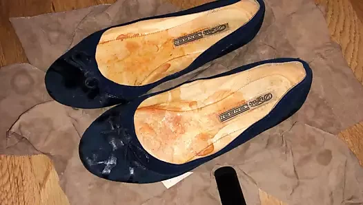 gf düz balerinler üzerinde Cum (29. atış)