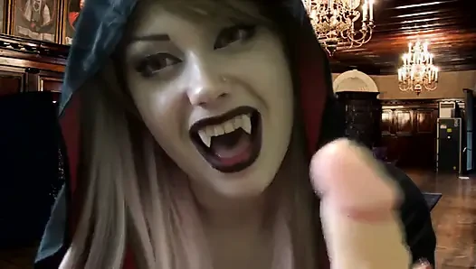 Dangerouse Vampire yarağını cezalandırıyor ve sağıyor