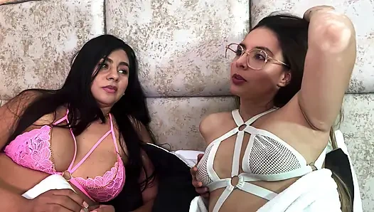 Ev Arkadaşlari Ve Iş Arkadaşlari Arasinda Lezbiyen Buluşmasi